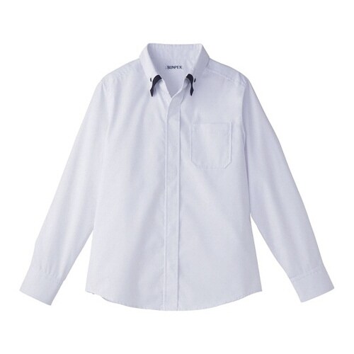 レイヤードBD衿長袖シャツ