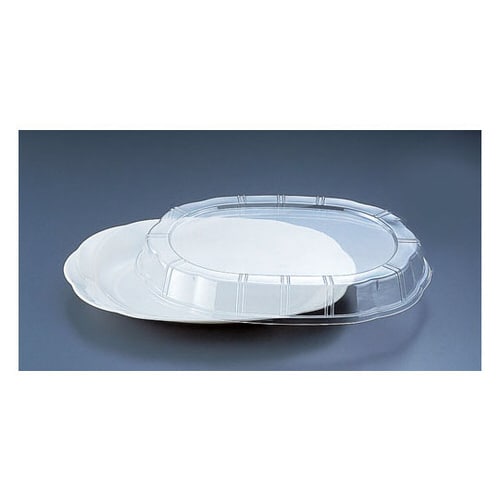 プラ容器 シルキー用蓋 透明 中用(10枚入)