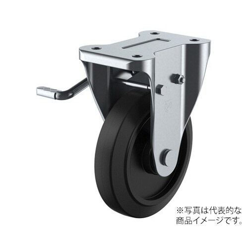 KB型キャスター固定車プレート式(ストッパー付)