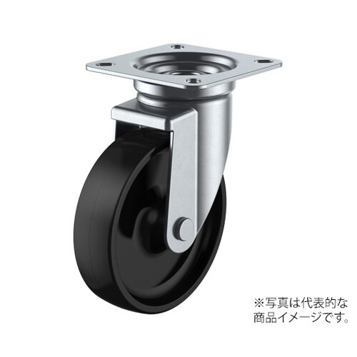 J型キャスター自在車プレート式
