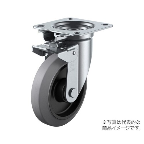 JK型キャスター自在車(旋回固定式)プレート式