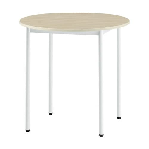 オフィスデスク丸型ナチュラルRM−750−NR