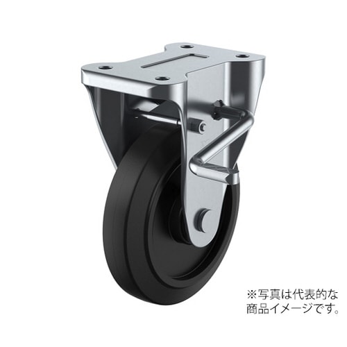 KB型キャスター固定車プレート式(ストッパー付)