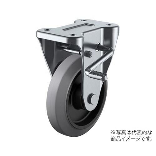 KB型キャスター固定車プレート式(ストッパー付)