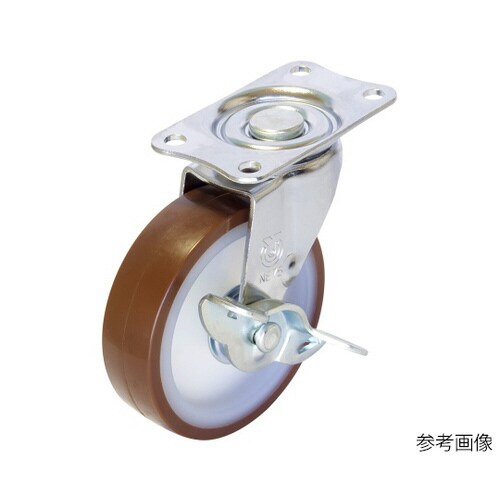 E−S型キャスター自在車プレート式(ストッパー付)