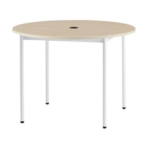 オフィスデスク丸型ナチュラルRM−1000−NR