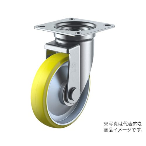 J型キャスター自在車プレート式