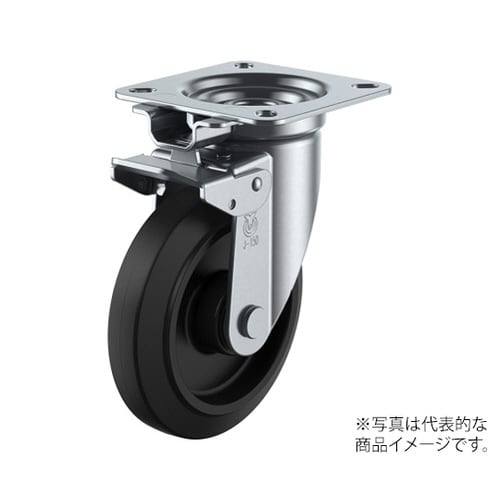 JK型キャスター自在車(旋回固定式)プレート式