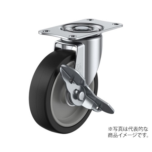 E−S型キャスター自在車プレート式(ストッパー付)