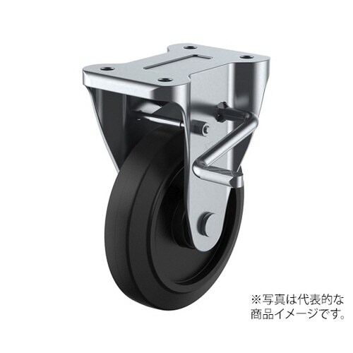 KB型キャスター固定車プレート式(ストッパー付)