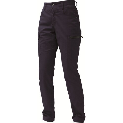 ドビーカーゴパンツ 紺 黒 S