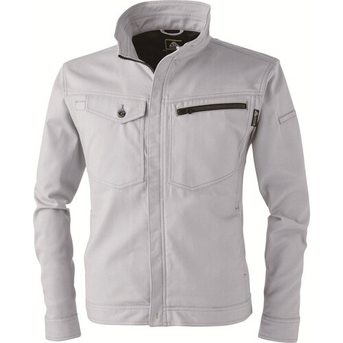 ドビー長袖ブルゾンアッシュLL