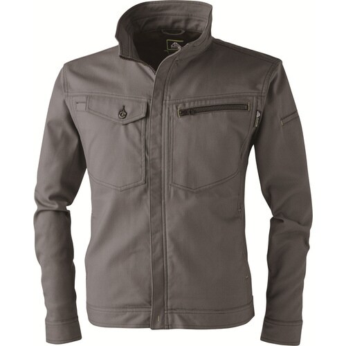 ドビー長袖ブルゾン オリーブS