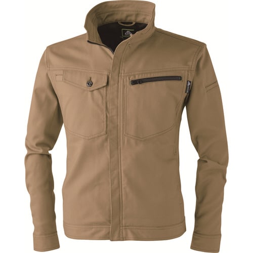 ドビー長袖ブルゾン カーキ S