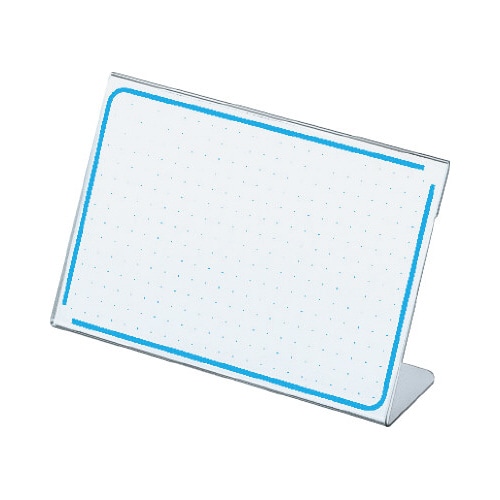 カード立てL型再生PET板 83×122