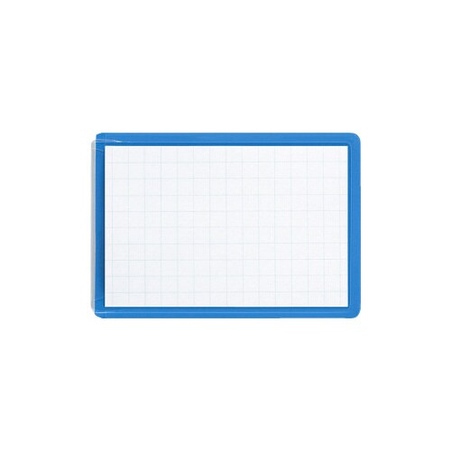 ソフト名札ピン・クリップ両用型50×75mm青