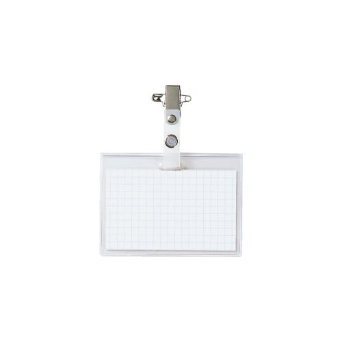 タッグ名札安全ピン・クリップ両用横56×91×50