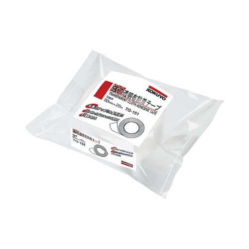 強力透明布粘着テープ50mm×25m