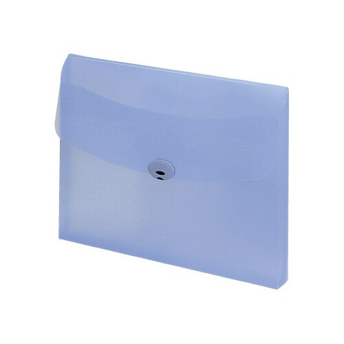 ドキュメントケースハードタイプマチB4クリヤ青×5