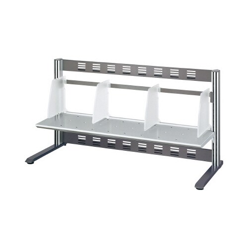 リスペースFデスクシェルフ 1段幅800シルバー