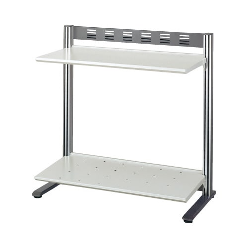 リスペースFモニタシェルフ 2段幅600Lグレー