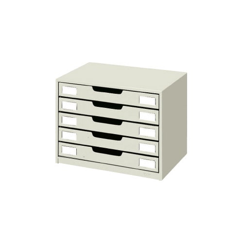 レターケーススチール引き出しタイプA4横5段