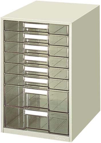 レターケースプラスチック引出しA4浅型6段深型2段