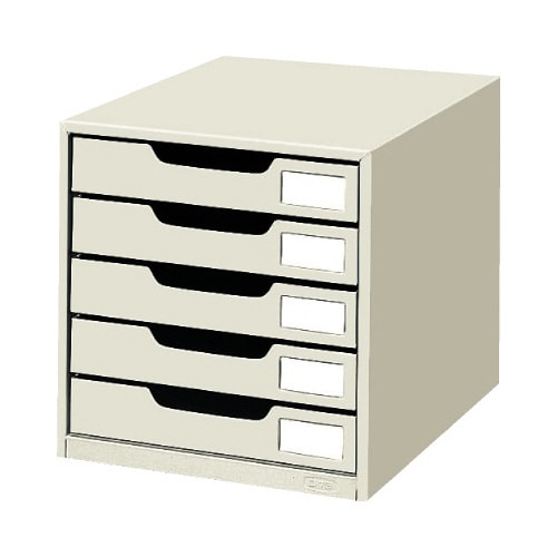 レターケーススチール引き出しタイプA4縦 両引5段