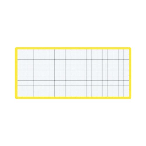 マグネット見出し カード寸法43×104mm黄