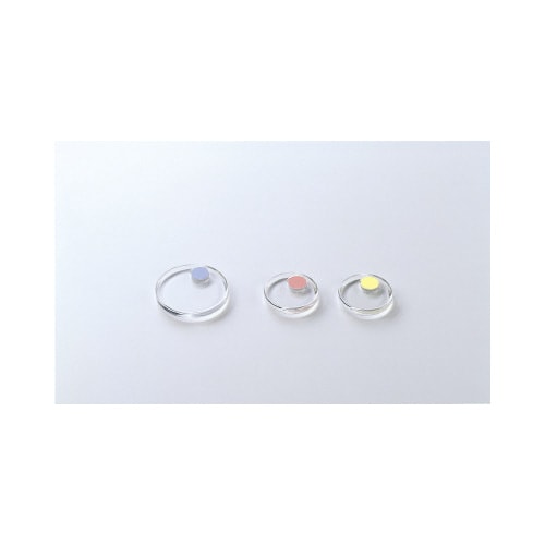 強力カラーマグネットクリヤー40mm 2個入 青