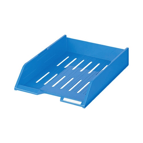 スタッキングトレー A4 タテ 青