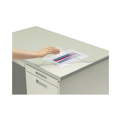 デスクマット軟質塩ビ製下敷無 987×687mm