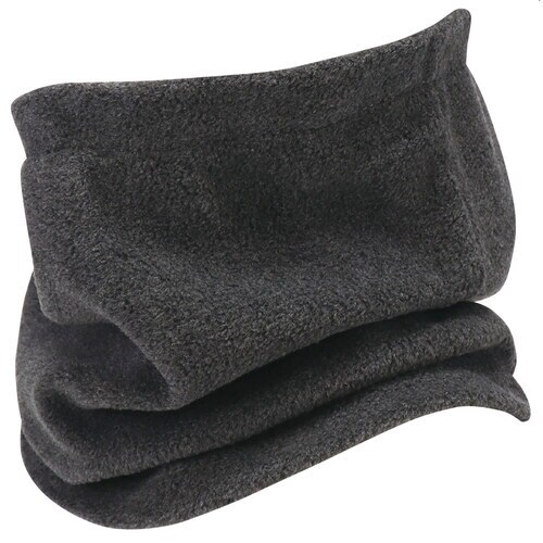 フリースネックウォーマー チャコールグレー