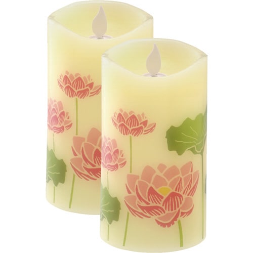 LEDキャンドル 進物 いろはあかり蓮ハナ