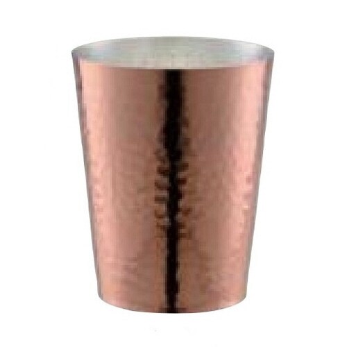 華ロックグラス槌目180ml銅ミラー