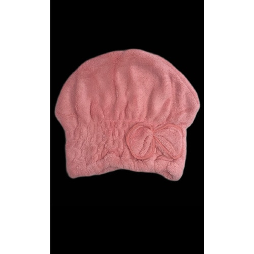 ヘアドライキャップ ピンク