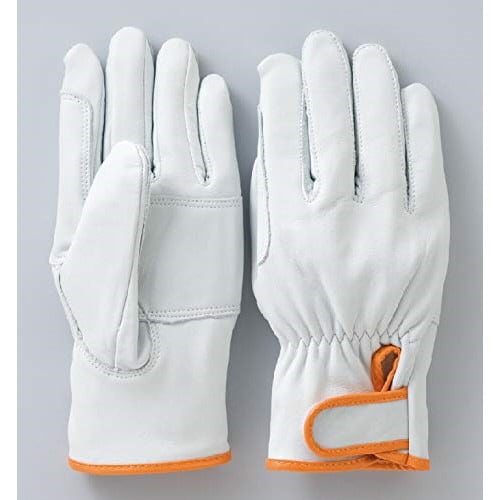 牛革レンジャーグローブ 白 当革付 M