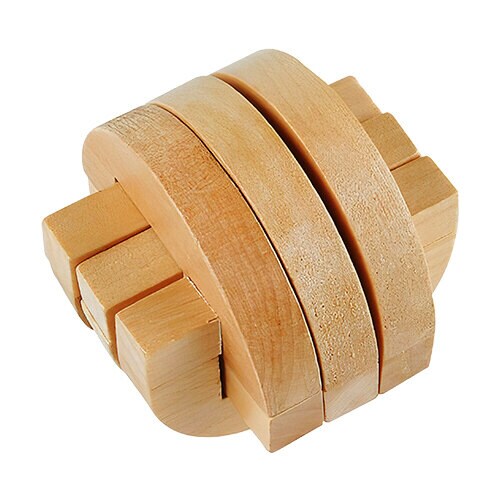 木製立体パズル KUMUZ タングルムーン