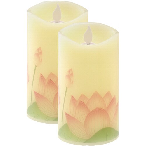 LEDキャンドル 進物 いろはあかり蓮ツボミ