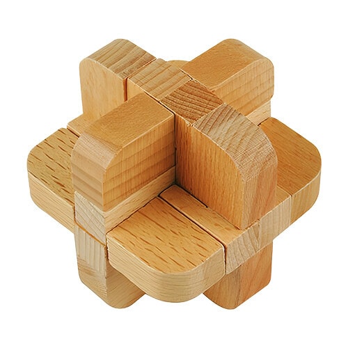 木製立体パズル KUMUZ ラウンドセクション