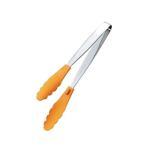 抗菌耐熱ストッパー付マルチトング オレンジ300