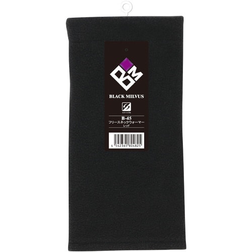 オタフク フリースネックウォーマー 赤