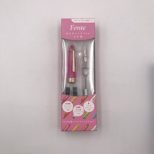 Fonte万年筆限定Book ピンク