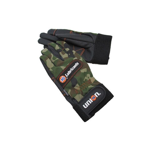 76迷彩PUグローブ L グリーン迷彩