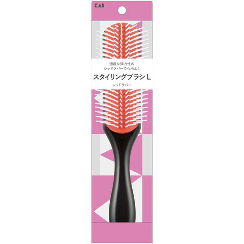 SS スタイリングブラシL レッド