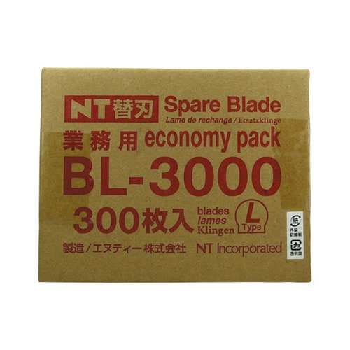 NTカッターL型替刃 300枚入