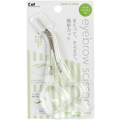 クシ付きマユハサミDX クリア