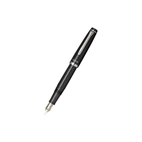 レクル万年筆 パワーストーンカラー 黒水晶 中細