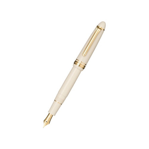 セーラー 万年筆 アイボリー 細字