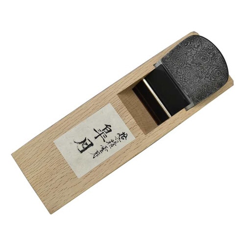 かじや村 皐月積層鉋白樫包堀70mm